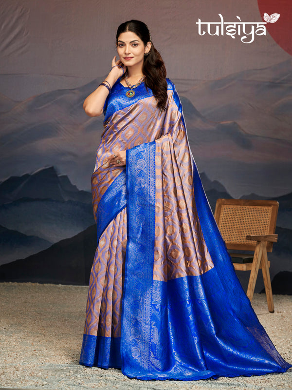 Celestial Blue Soft Silk