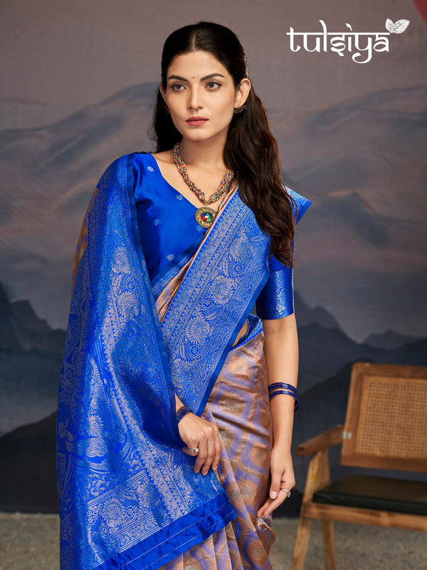 Celestial Blue Soft Silk