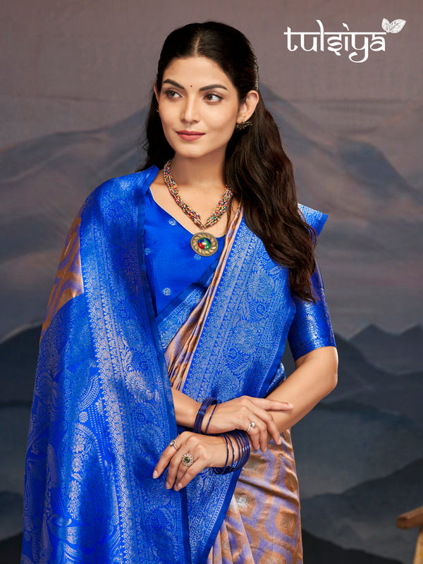 Celestial Blue Soft Silk