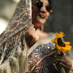 Rangrez Signature Ajrakh Saree