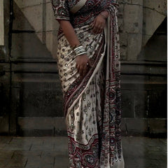 Rangrez Signature Ajrakh Saree