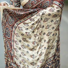 Rangrez Signature Ajrakh Saree