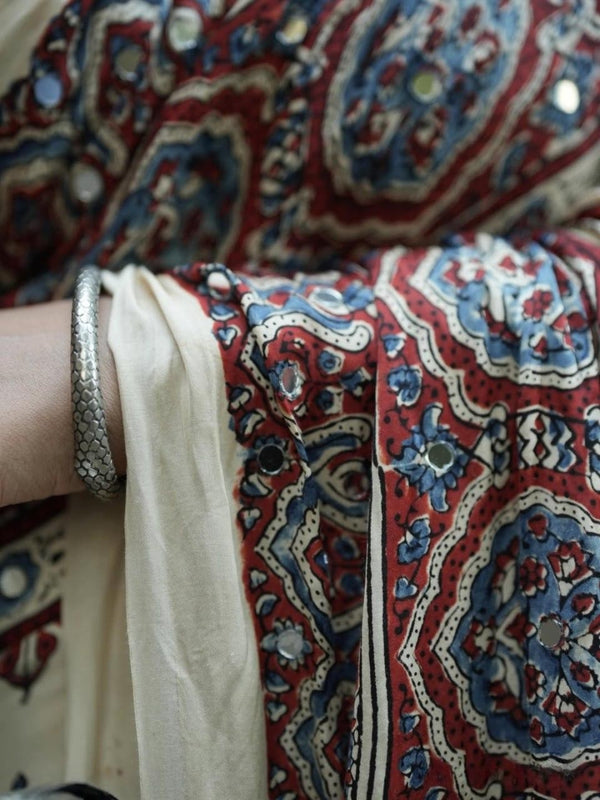 Rangrez Signature Ajrakh Saree