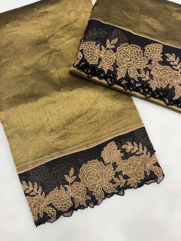 Monarch Organza Silk Saree