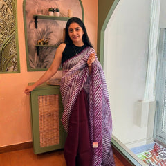 Royal Wine Leher Saree