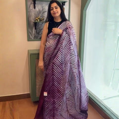 Royal Wine Leher Saree