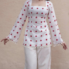 Ruby Dot Short Kurti