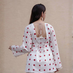 Ruby Dot Short Kurti