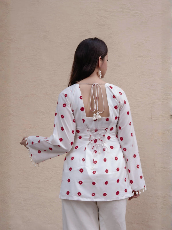 Ruby Dot Short Kurti
