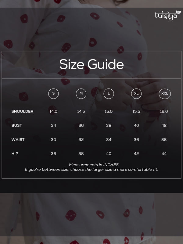 Ruby Dot Short Kurti