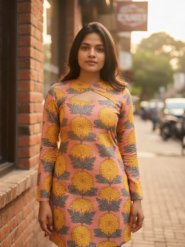 Marigold Muse 2-in-1 Short Kurti