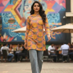 Marigold Muse 2-in-1 Short Kurti