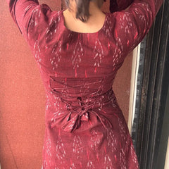 Desi Ikat Cotton Kurti