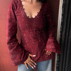 Desi Ikat Cotton Kurti