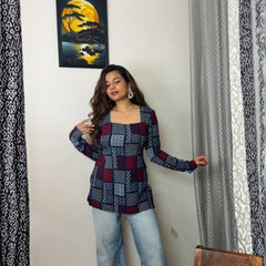 Veloura Weave Kurti