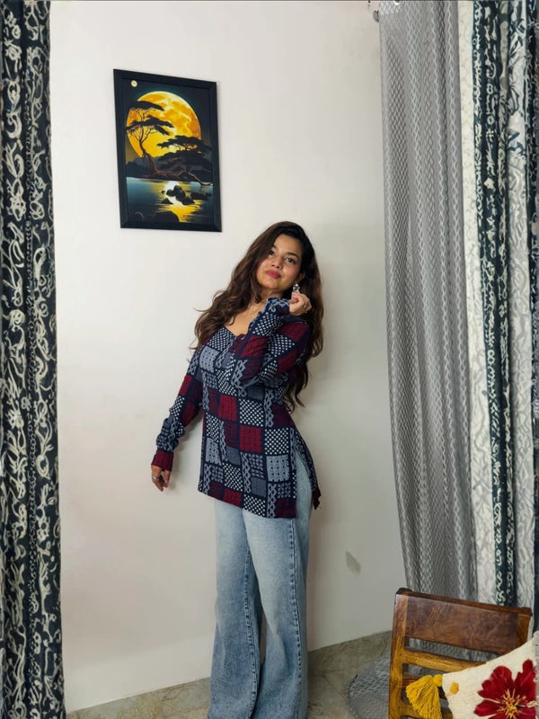 Veloura Weave Kurti