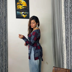 Veloura Weave Kurti