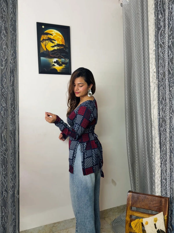 Veloura Weave Kurti