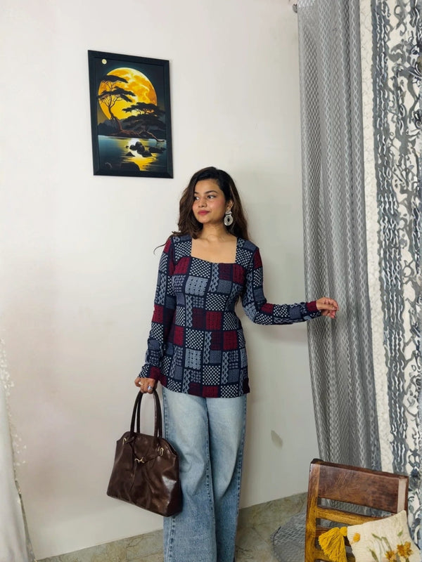 Veloura Weave Kurti