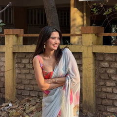 Blush Petal Soft Silk Saree