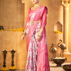 Handwoven Pink Treasure Silk