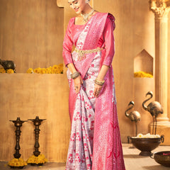 Handwoven Pink Treasure Silk