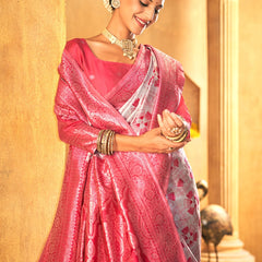 Handwoven Pink Treasure Silk