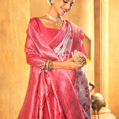 Handwoven Pink Treasure Silk