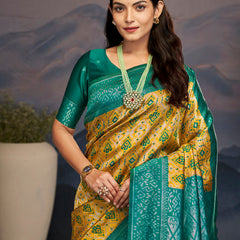Golden Weave Zari Opulence Saree