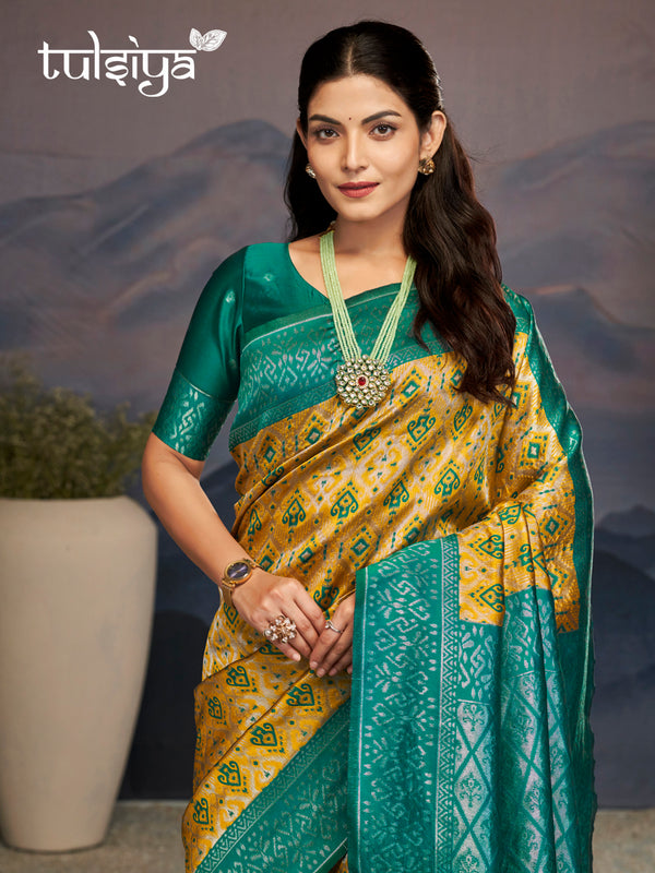 Golden Weave Zari Opulence Saree