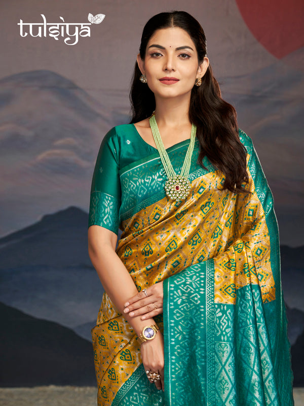 Golden Weave Zari Opulence Saree