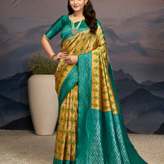 Golden Weave Zari Opulence Saree