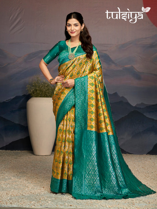 Golden Weave Zari Opulence Saree