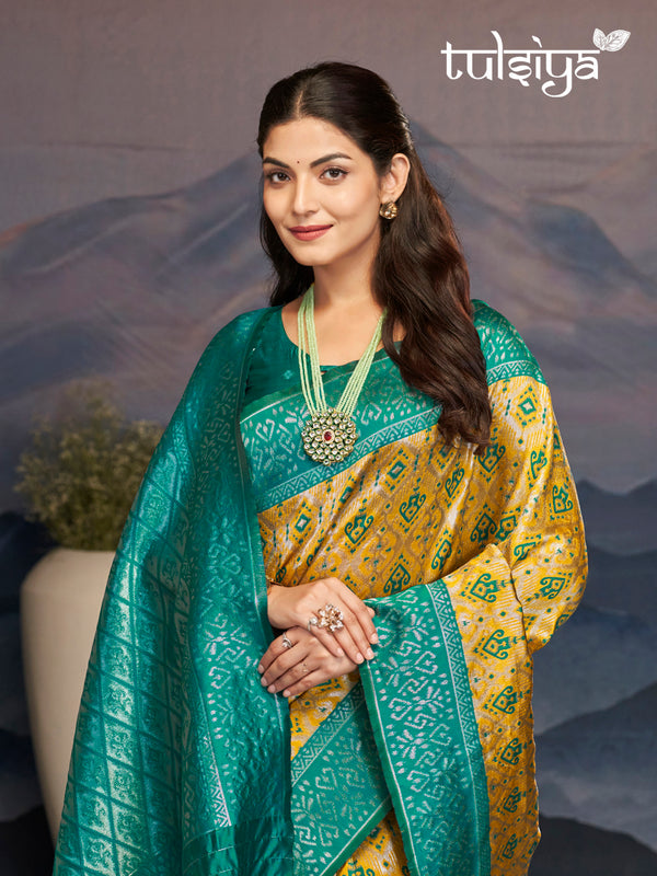 Golden Weave Zari Opulence Saree