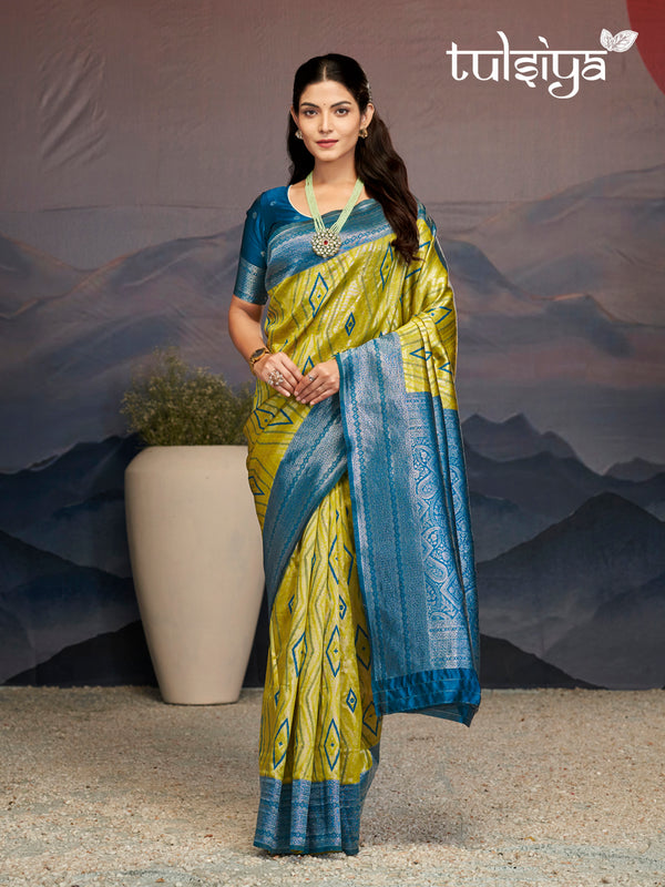Enchanting Dual-Tone Paithani Drape
