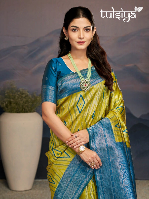 Enchanting Dual-Tone Paithani Drape