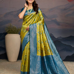 Enchanting Dual-Tone Paithani Drape