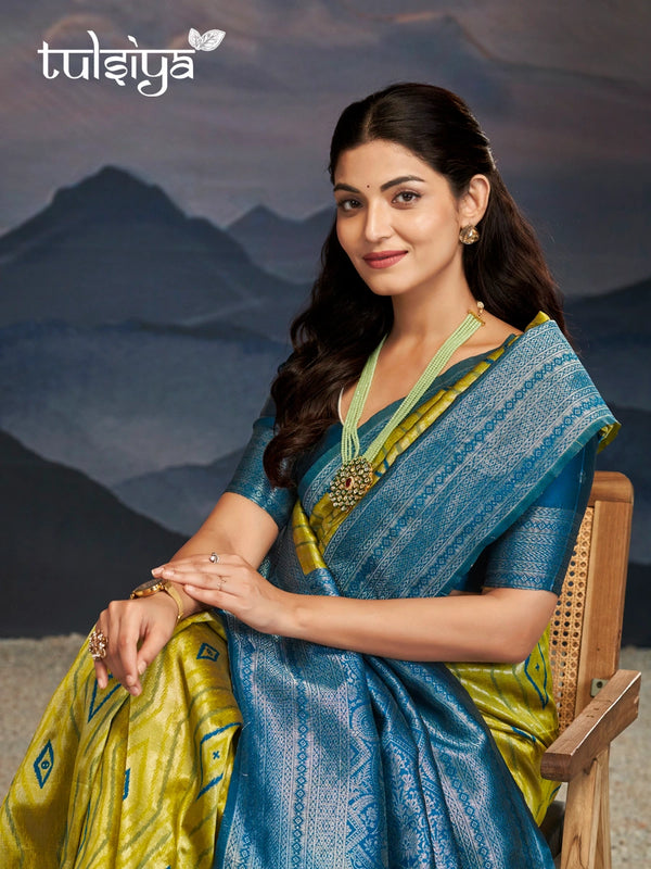 Enchanting Dual-Tone Paithani Drape