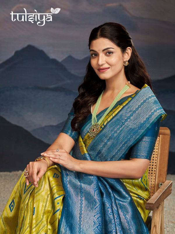 Enchanting Dual-Tone Paithani Drape