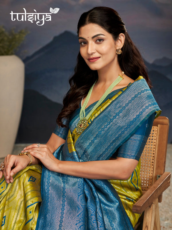 Enchanting Dual-Tone Paithani Drape