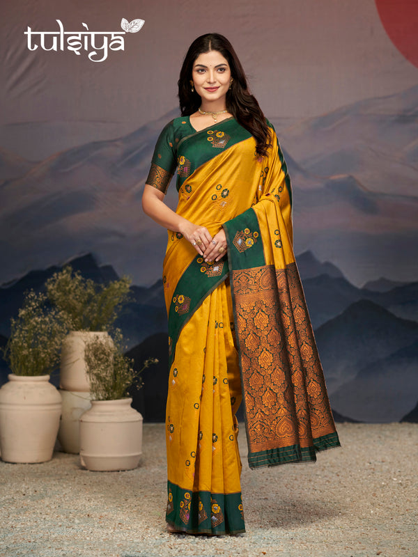 Emerald Sunshine Craftsmanship Silk