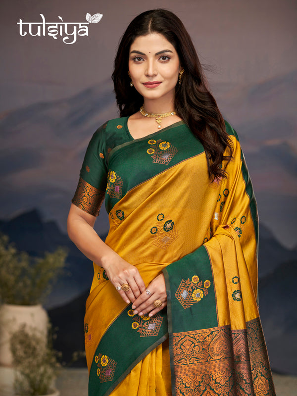 Emerald Sunshine Craftsmanship Silk