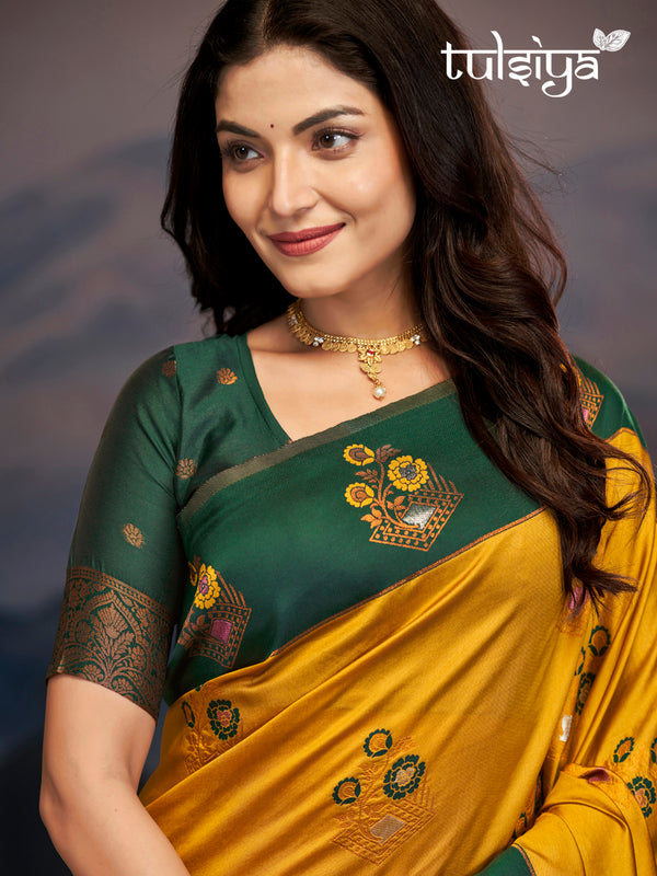 Emerald Sunshine Craftsmanship Silk