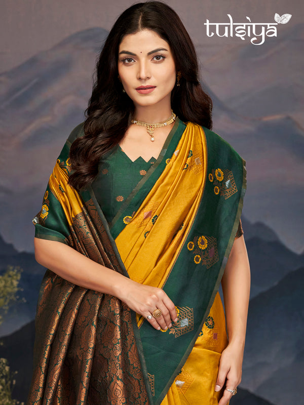 Emerald Sunshine Craftsmanship Silk