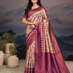 Luxurious Tulsiya Zari South Saree