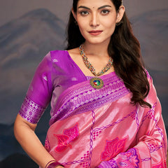 Opulent Handloom Silk Creation