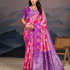 Opulent Handloom Silk Creation