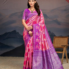 Opulent Handloom Silk Creation