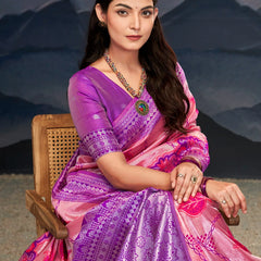 Opulent Handloom Silk Creation