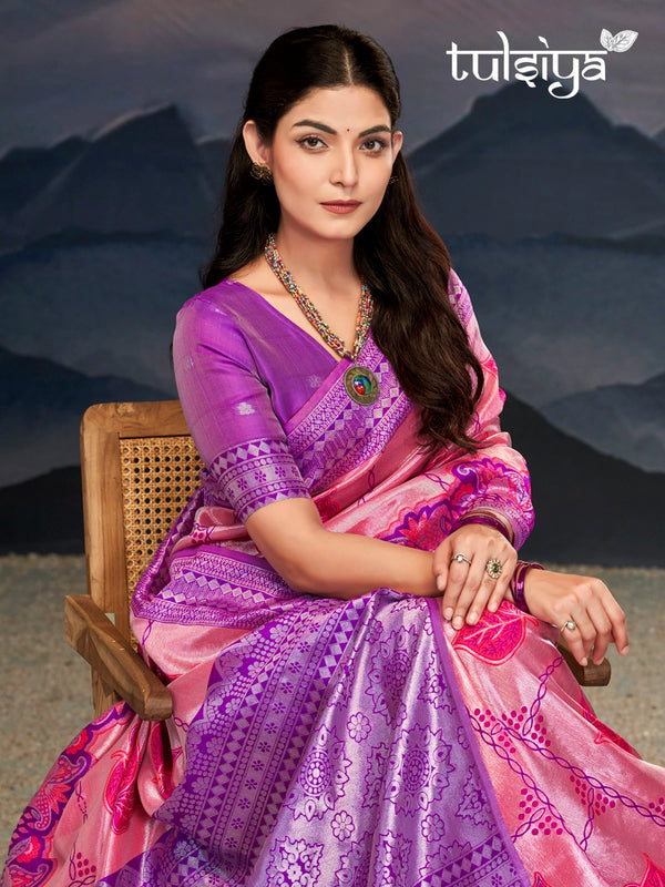 Opulent Handloom Silk Creation